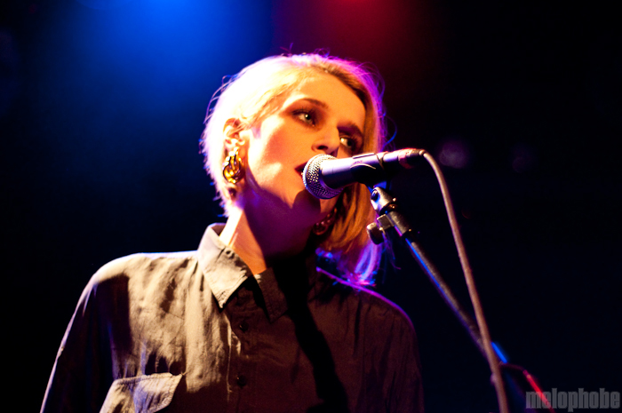 El Perro del Mar at Le Poisson Rouge, February 16, 2010. Photo by Chris Barth.
