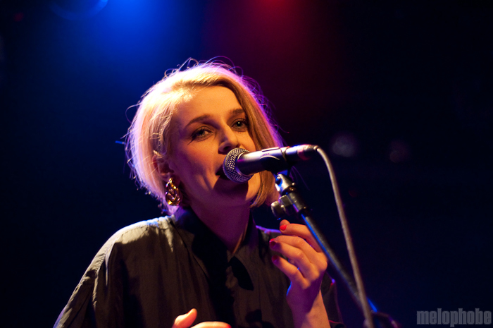 El Perro del Mar at Le Poisson Rouge, February 16, 2010. Photo by Chris Barth.