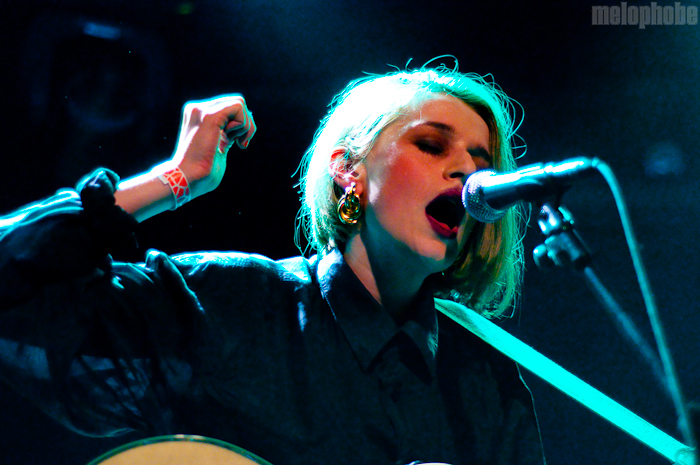 El Perro del Mar at Le Poisson Rouge, February 16, 2010. Photo by Chris Barth.