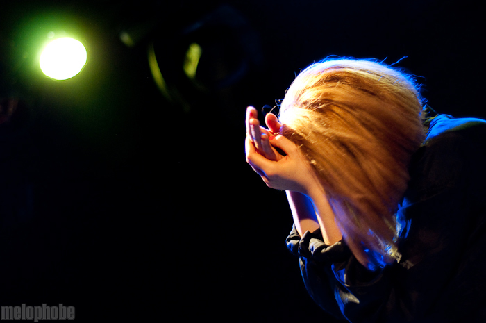 El Perro del Mar at Le Poisson Rouge, February 16, 2010. Photo by Chris Barth.