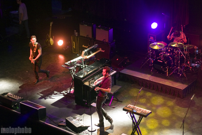 Editors at House of Blues, February 18, 2009. Photo by Beth Freeman Doreian.