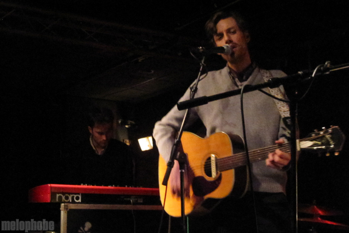Jason Boesel at Great Scott, February 19, 2010. Photo by Julie Stoller.