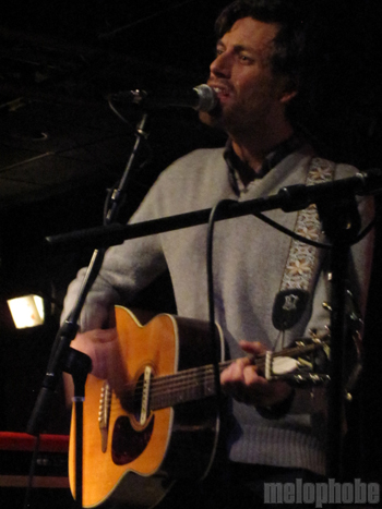 Jason Boesel at Great Scott, February 19, 2010. Photo by Julie Stoller.