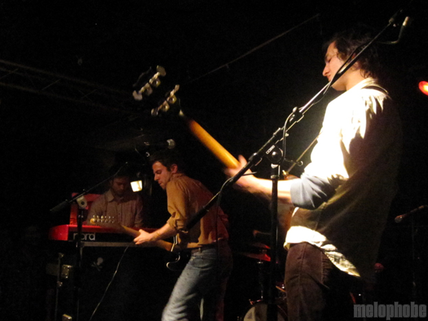 Dawes at Great Scott, February 19, 2010. Photo by Julie Stoller.