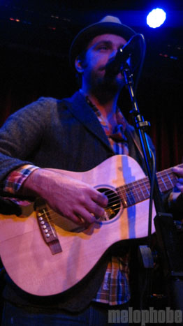 Greg Laswell at Cafe 939, February 23, 2010. Photo by Samantha Bettencourt.
