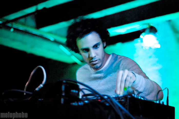 Four Tet at Doug Fir Lounge, February 25, 2010. Photo by Colin McLaughlin.