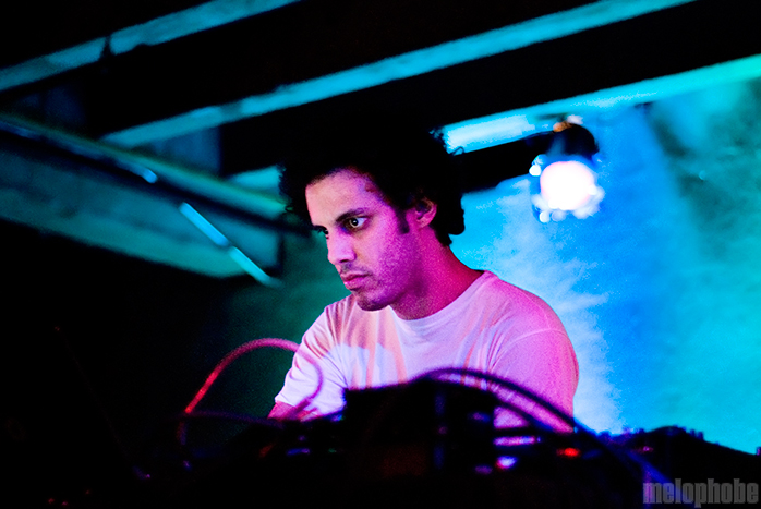 Four Tet at Doug Fir Lounge, February 25, 2010. Photo by Colin McLaughlin.