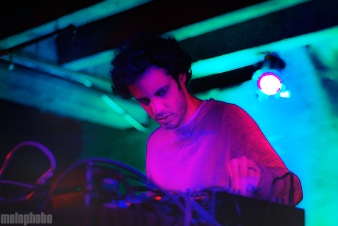 Four Tet at Doug Fir Lounge, February 25, 2010. Photo by Colin McLaughlin.