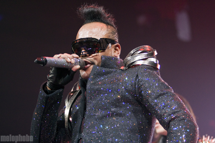 Black Eyed Peas at TD Garden, February 26, 2010. Photo by Ian Doreian.