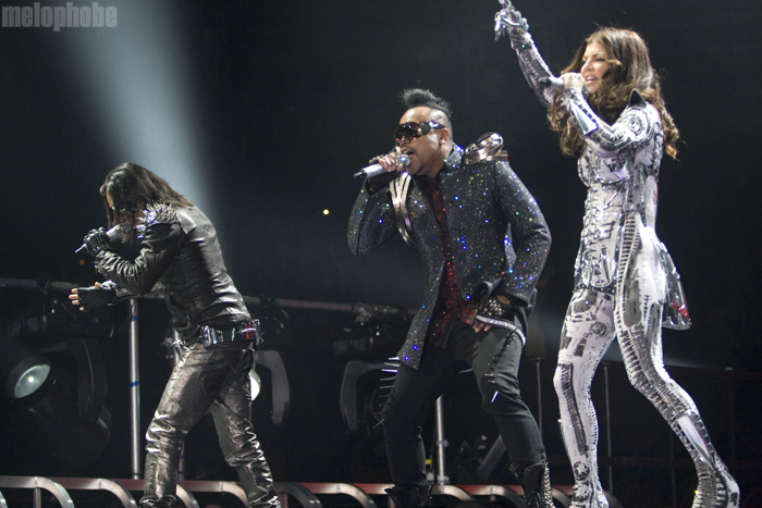 Black Eyed Peas at TD Garden, February 26, 2010. Photo by Ian Doreian.