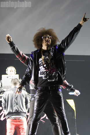 LMFAO at TD Garden, February 26, 2010. Photo by Ian Doreian.