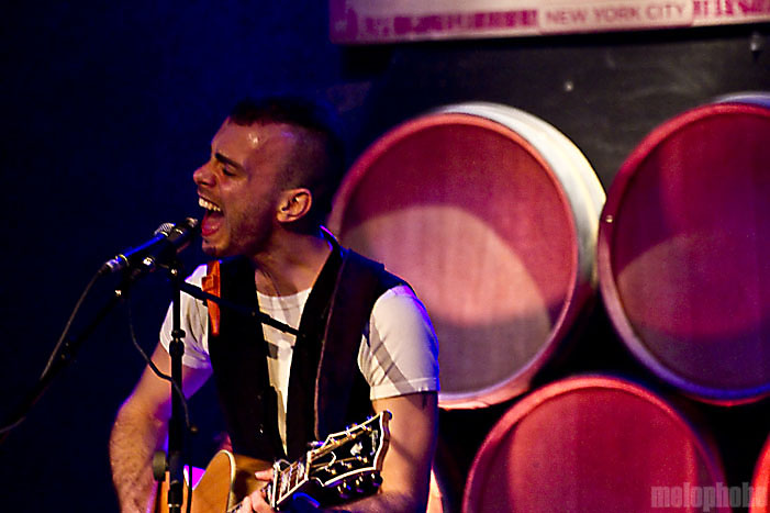 Asaf Avidan at City Winery, March 3, 2010. Photo by Jane Qin.