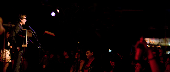 Justin Townes Earle at Great Scott, March 4, 2010. Photo by Steve Benoit.