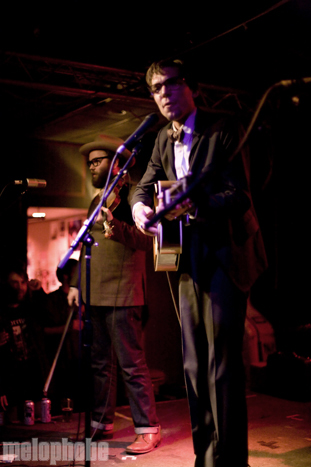 Justin Townes Earle at Great Scott, March 4, 2010. Photo by Steve Benoit.