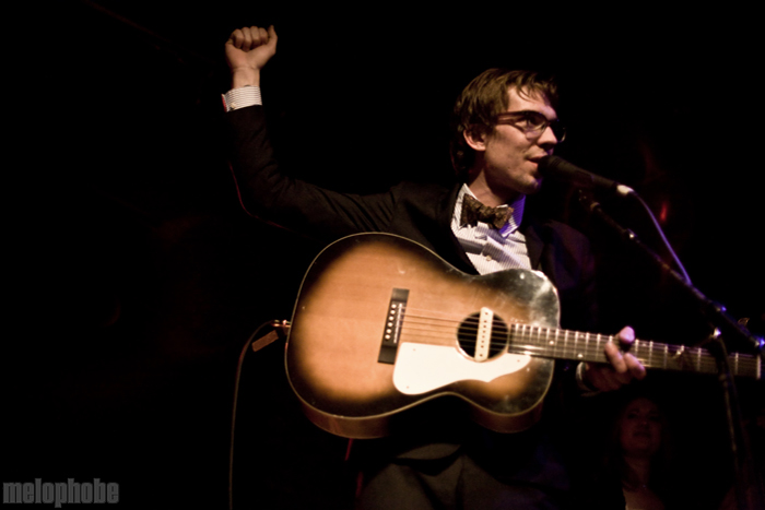 Justin Townes Earle at Great Scott, March 4, 2010. Photo by Steve Benoit.