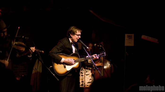 Justin Townes Earle at Great Scott, March 4, 2010. Photo by Steve Benoit.