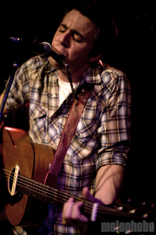 Justin Townes Earle at Great Scott, March 4, 2010. Photo by Steve Benoit.