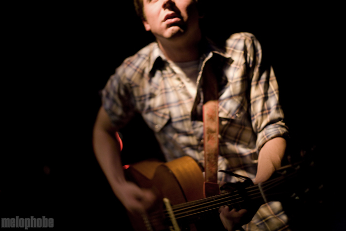 Justin Townes Earle at Great Scott, March 4, 2010. Photo by Steve Benoit.
