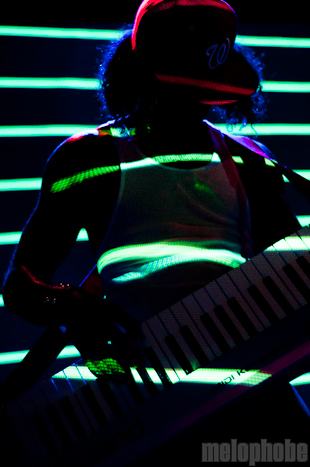 Dam Funk at Bowery Ballroom, March 10, 2010. Photo by Chris Barth.