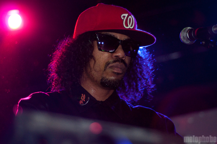 Dam Funk at Bowery Ballroom, March 10, 2010. Photo by Chris Barth.