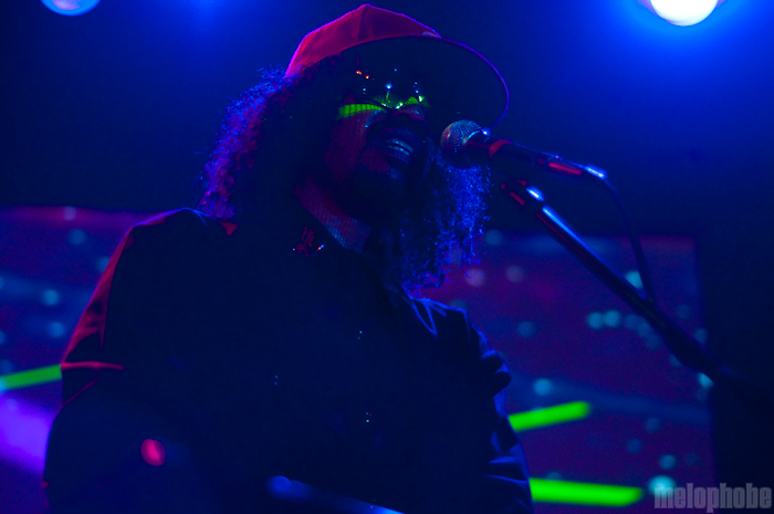Dam Funk at Bowery Ballroom, March 10, 2010. Photo by Chris Barth.