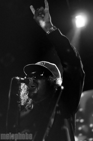 Dam Funk at Bowery Ballroom, March 10, 2010. Photo by Chris Barth.
