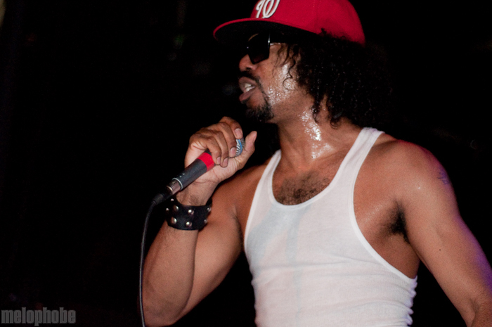 Dam Funk at Bowery Ballroom, March 10, 2010. Photo by Chris Barth.