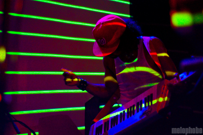 Dam Funk at Bowery Ballroom, March 10, 2010. Photo by Chris Barth.