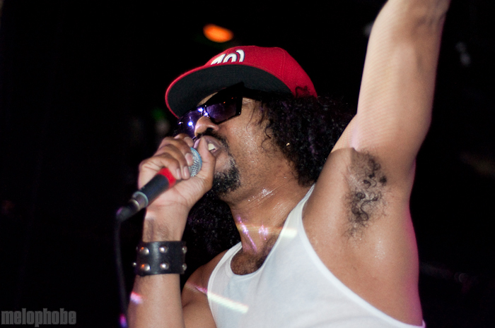 Dam Funk at Bowery Ballroom, March 10, 2010. Photo by Chris Barth.