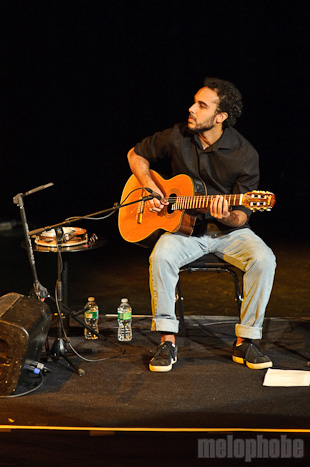 Gilberto Gil at Nokia Theatre, March 11, 2010. Photo by Matthew Eisman.