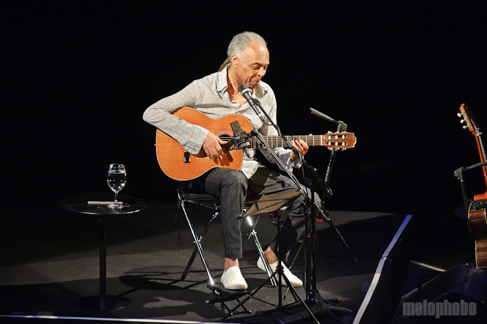 Gilberto Gil at Nokia Theatre, March 11, 2010. Photo by Matthew Eisman.