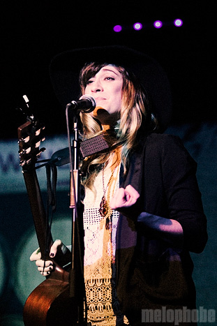 Nicole Atkins and the Sea at City Winery, March 12, 2009. Photo by Ari Sommer.
