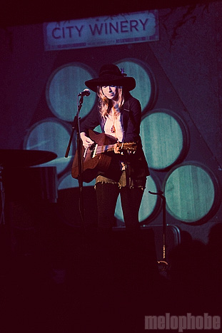 Nicole Atkins and the Sea at City Winery, March 12, 2009. Photo by Ari Sommer.