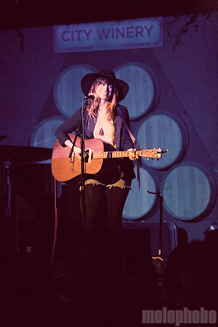 Nicole Atkins and the Sea at City Winery, March 12, 2009. Photo by Ari Sommer.