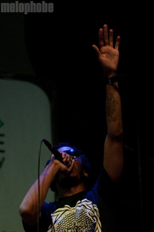 Shawn Chrystopher at Aces Lounge, March 17, 2010. Photo by Chris Barth.