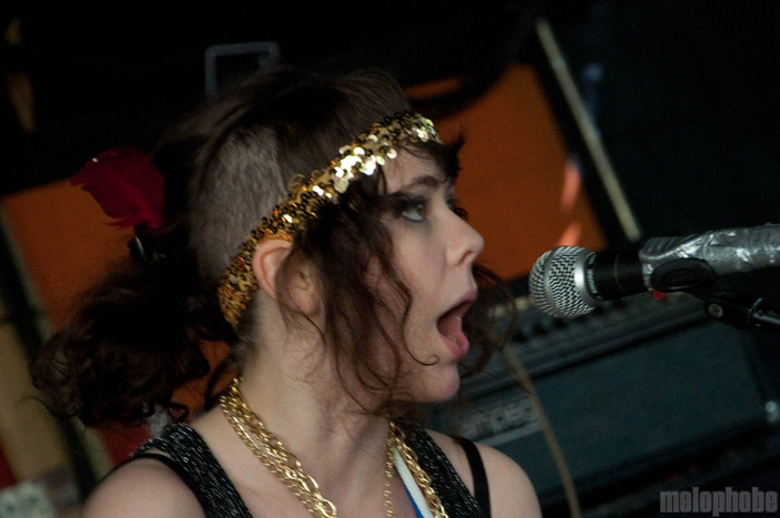 Those Darlins at Red 7, March 17, 2010. Photo by Chris Barth.