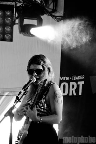Best Coast at Fader Fort, March 18, 2010. Photo by Chris Barth.