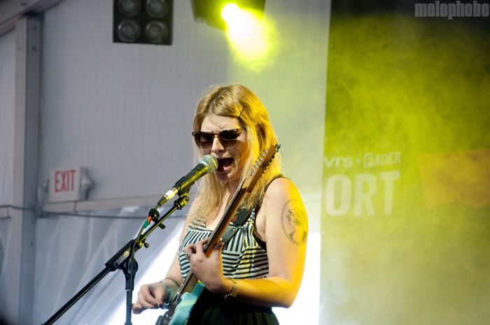 Best Coast at Fader Fort, March 18, 2010. Photo by Chris Barth.