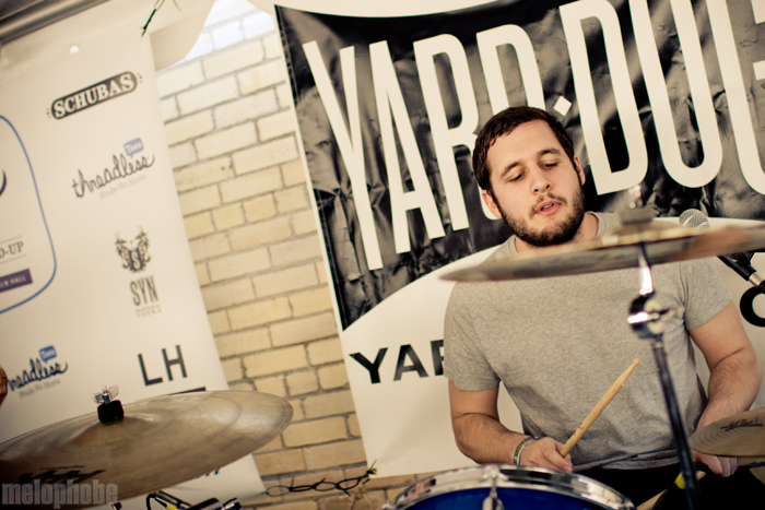 Born Ruffians at Yard Dog Gallery, March 18, 2010. Photo by Joshua Bean.