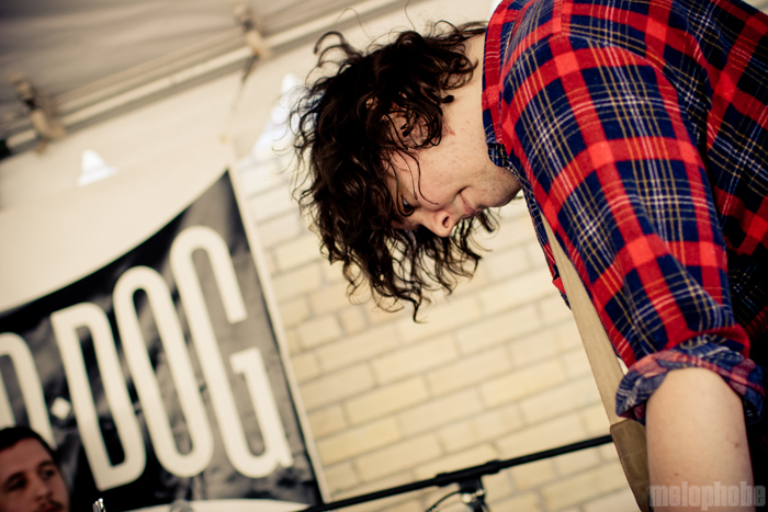 Born Ruffians at Yard Dog Gallery, March 18, 2010. Photo by Joshua Bean.