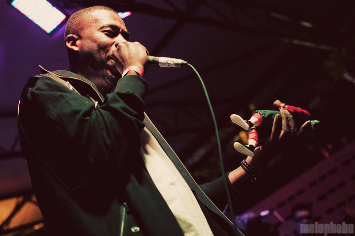 GZA at Mohawk Patio, March 18, 2010. Photo by Joshua Bean.
