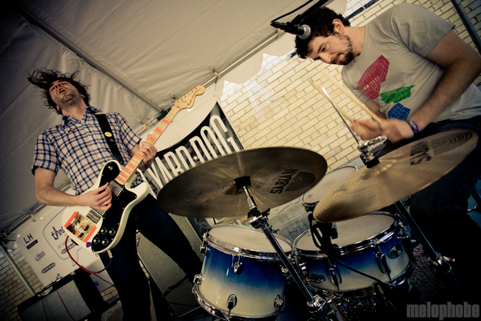 Japandroids at Yard Dog Gallery, March 18, 2010. Photo by Joshua Bean.