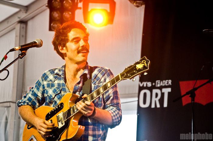 Local Natives at Fader Fort, March 18, 2010. Photo by Chris Barth.