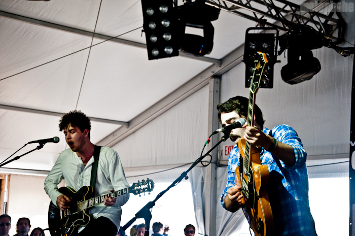 Local Natives at Fader Fort, March 18, 2010. Photo by Chris Barth.