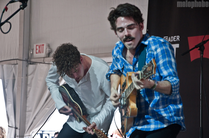 Local Natives at Fader Fort, March 18, 2010. Photo by Chris Barth.