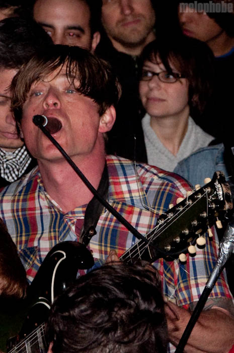 Thee Oh Sees at Lamar Pedestrian Bridge, March 18, 2010. Photo by Chris Barth.