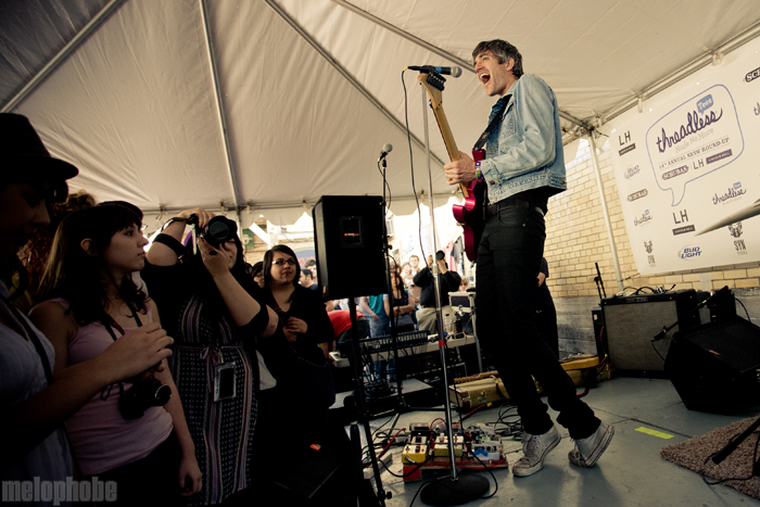 We Are Scientists at Yard Dog Gallery, March 18, 2010. Photo by Joshua Bean.