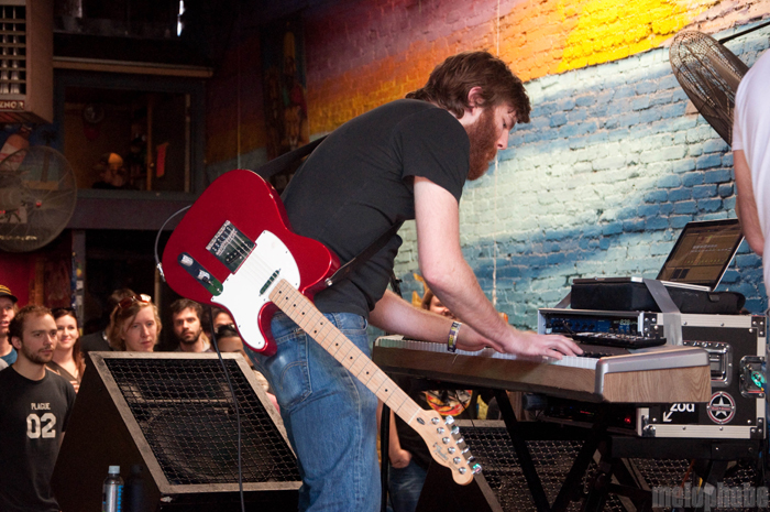 Collections of Colonies of Bees at Flamingo Cantina, March 19, 2010. Photo by Chris Barth.