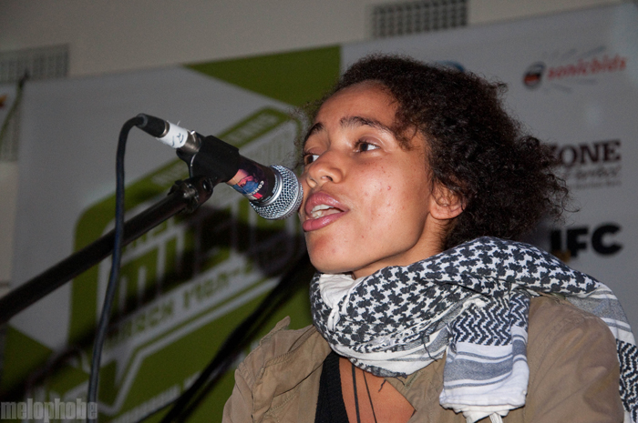 Nneka at Palm Door, March 19, 2010. Photo by Chris Barth.