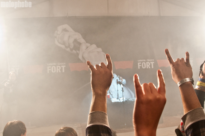 Bone Thugs-n-Harmony at Fader Fort, March 20, 2010. Photo by Chris Barth.